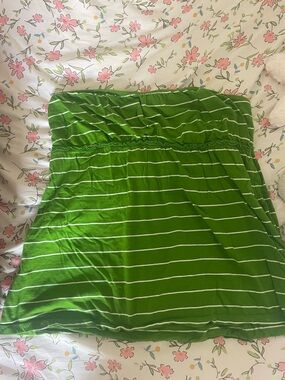 Old Navy Green Babydoll Tube Top